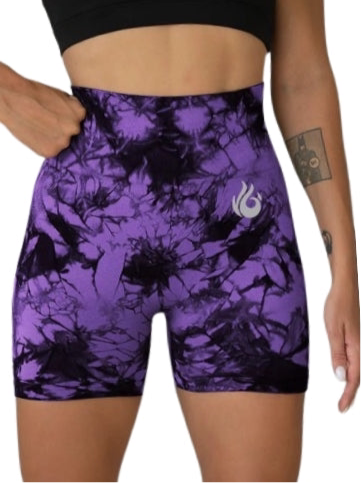 Tie-Dye Compression Shorts