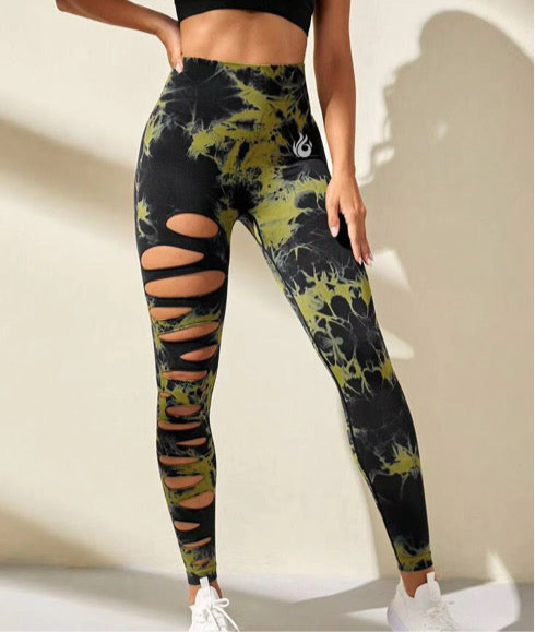 Marble Compression Leggings