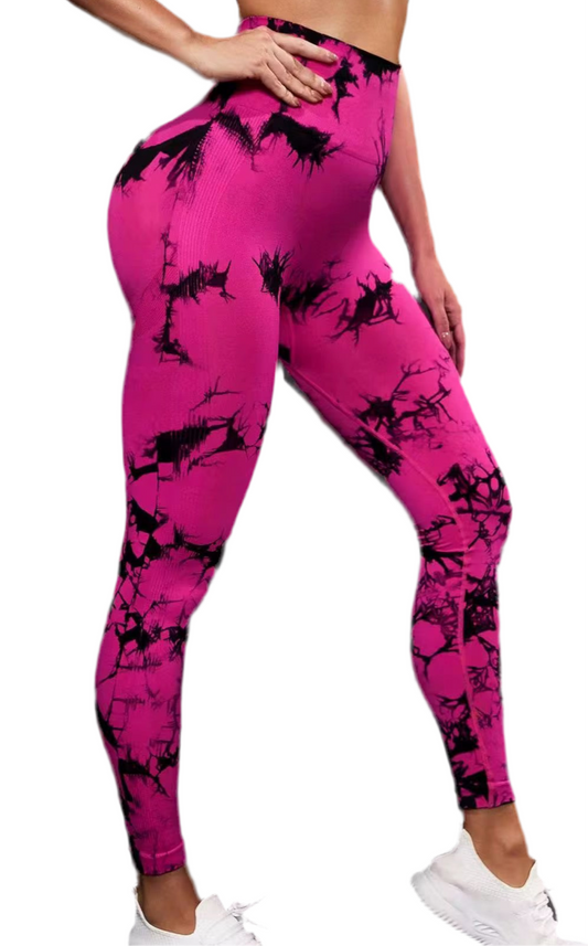 Marble Compression Leggings