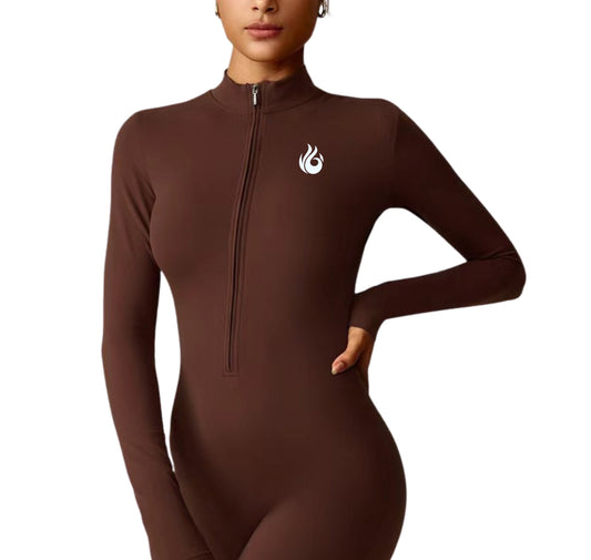 Flex Bodysuit (Brown)